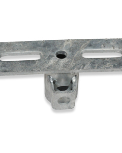 Wall bearing galvanized for 3/4" tube without screw